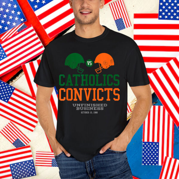 Catholics VS Convicts 1988 Classic Vintage Shirt