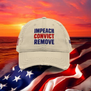 Impeach Convict Remove Distressed Hat