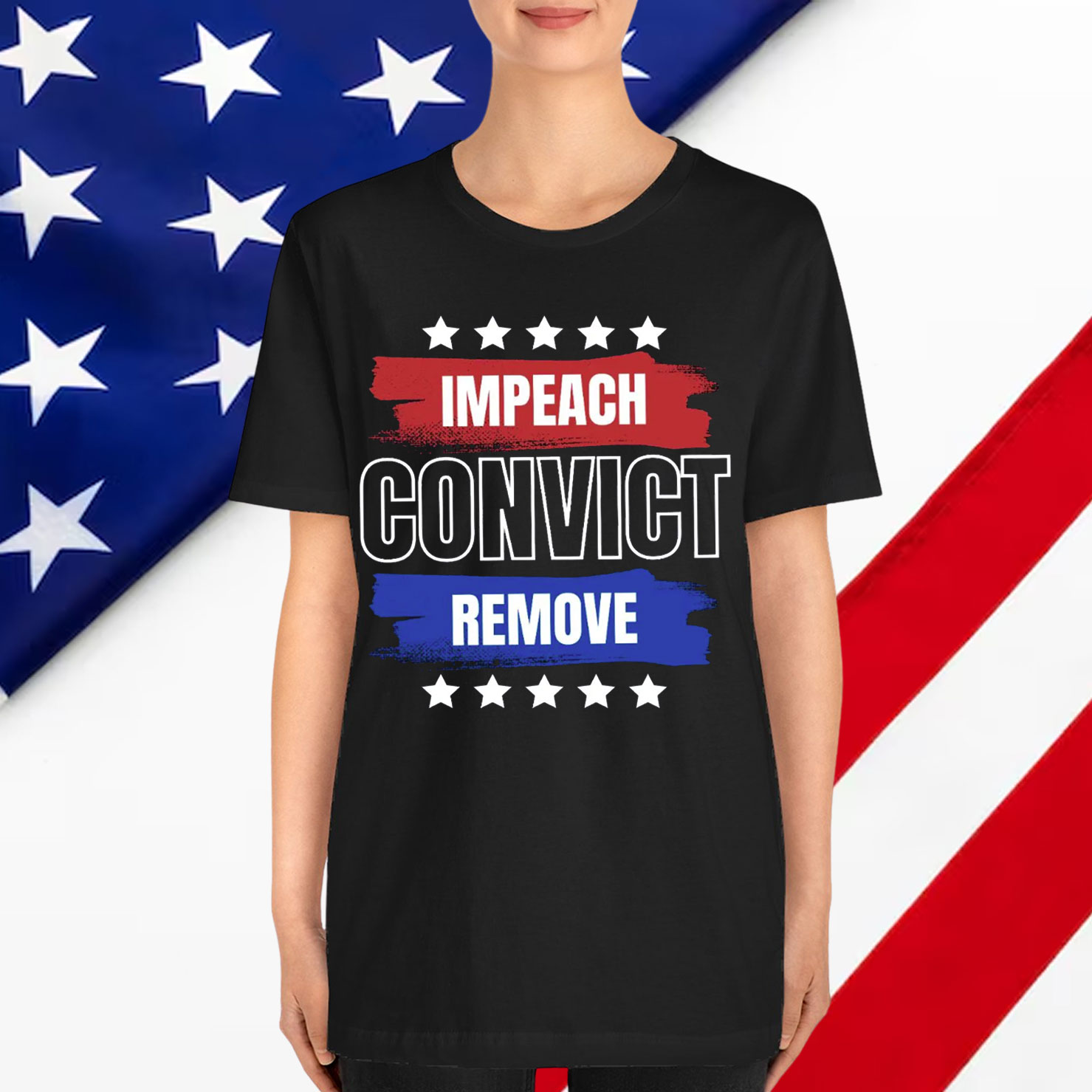 Impeach Convict Remove Shirt Anti Trump Anti Fascist Shirt
