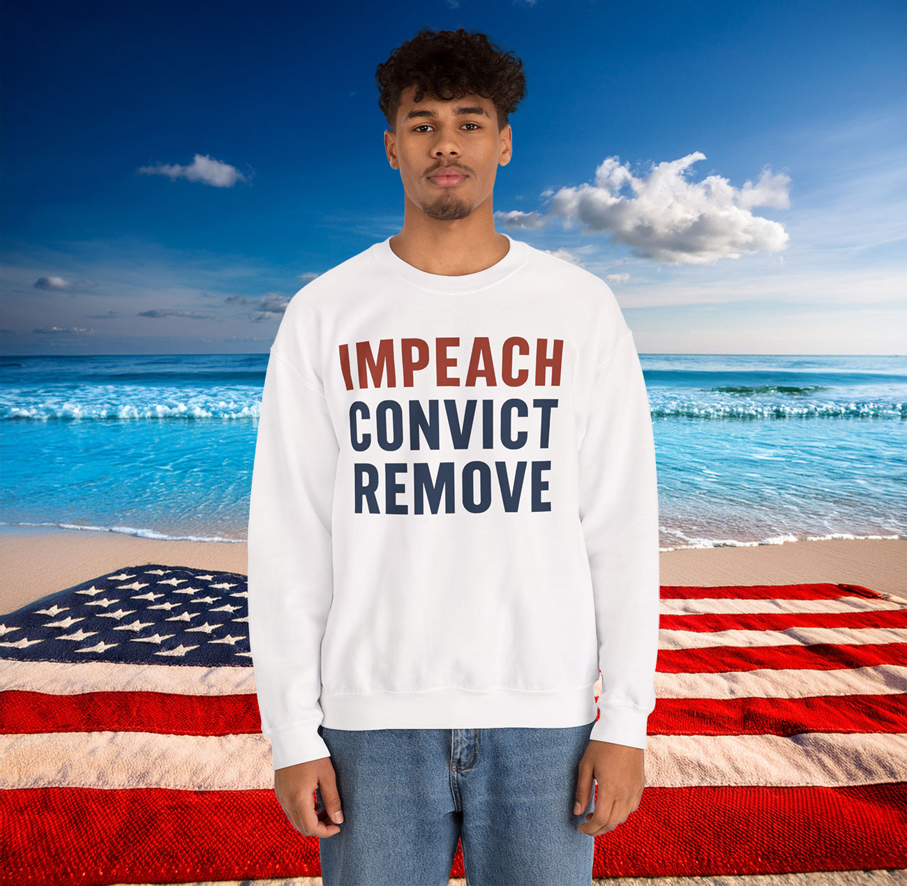 Impeach Convict Remove Sweatshirt
