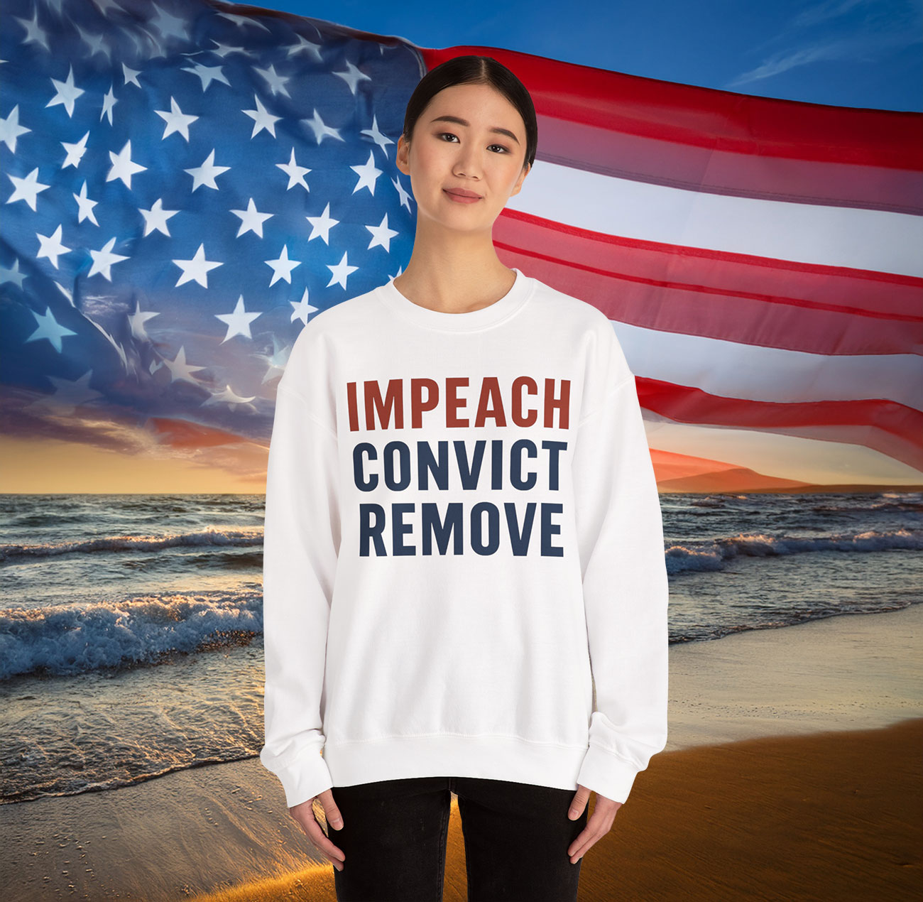 Impeach Convict Remove Sweatshirt