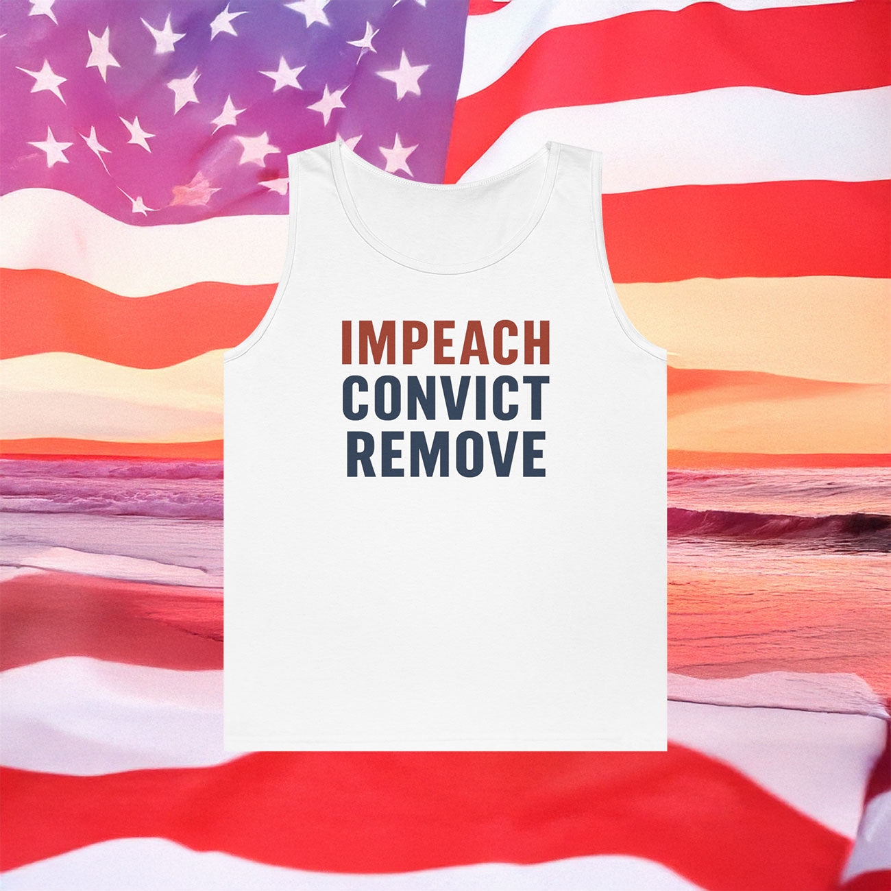 Impeach Convict Remove Tank Top