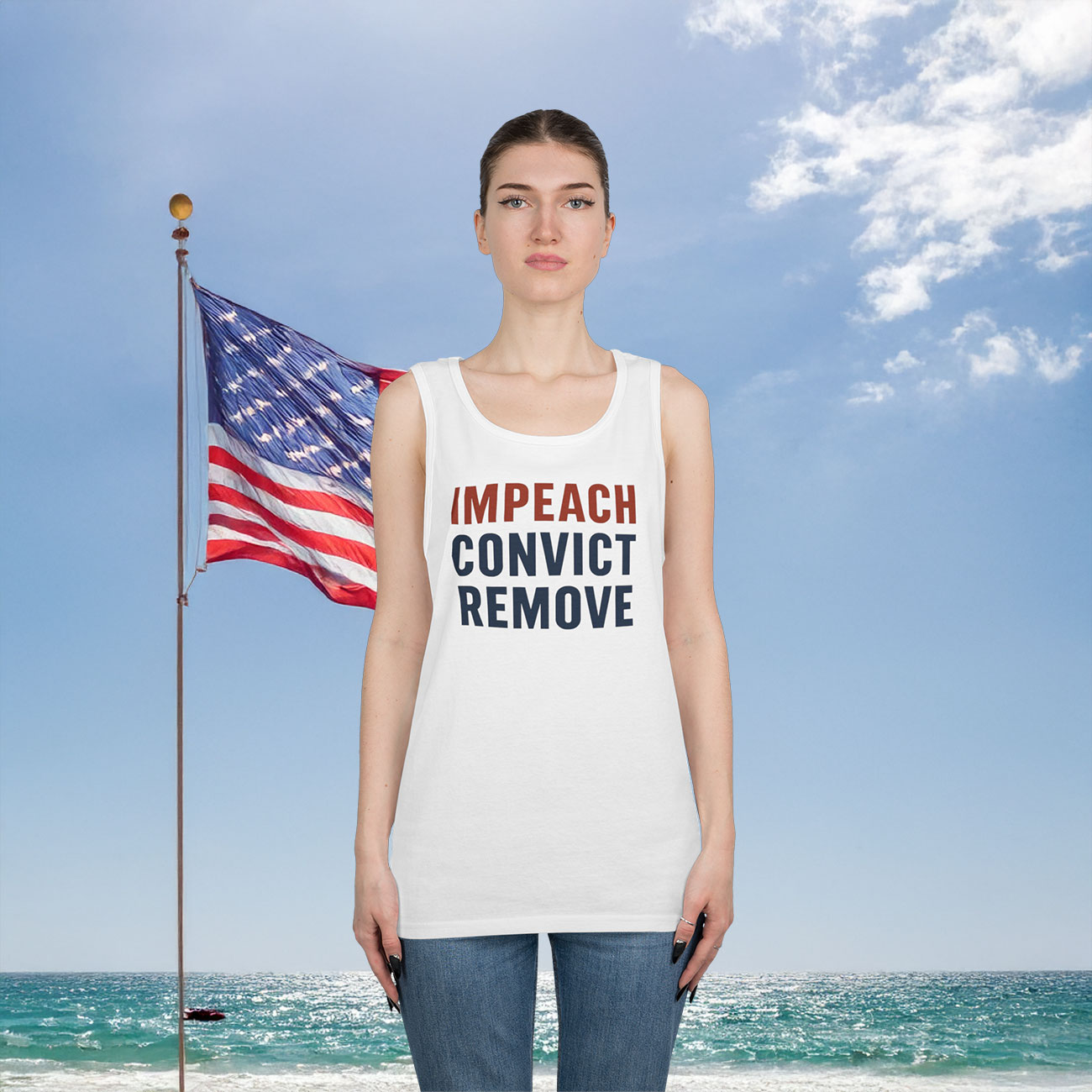Impeach Convict Remove Tank Top