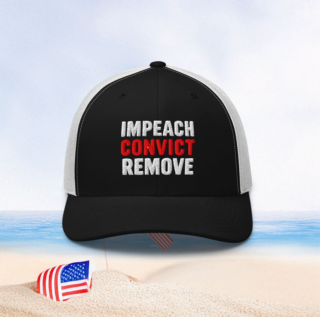 Impeach Convict Remove Trucker Hat