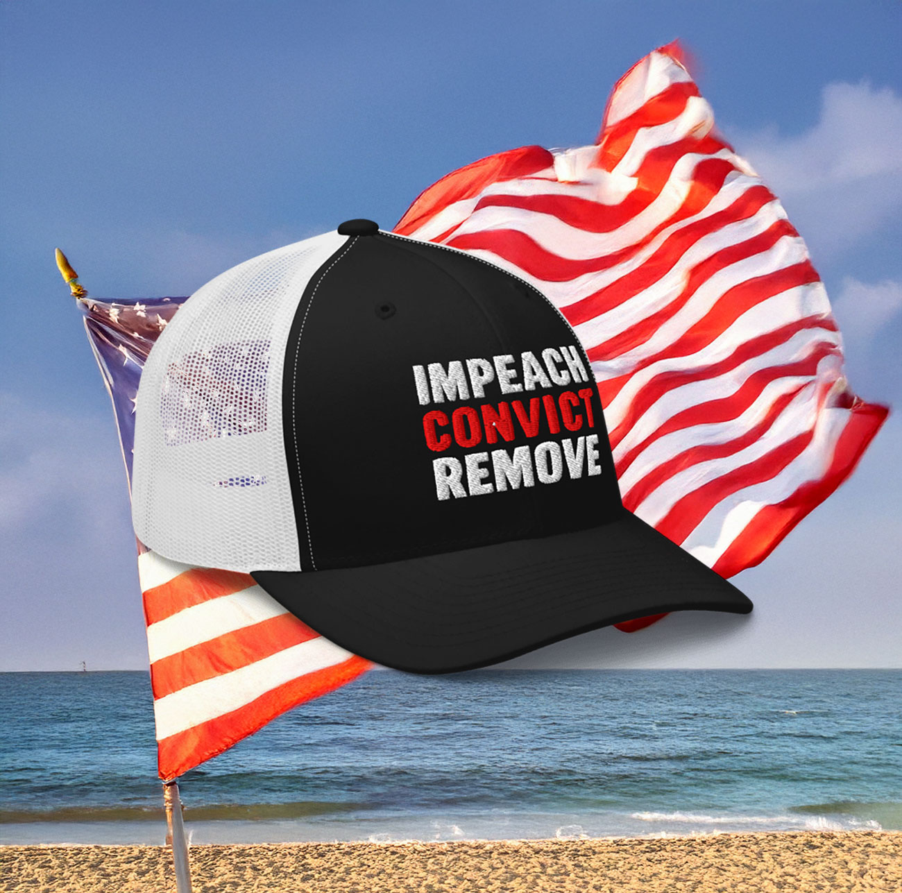 Impeach Convict Remove Trucker Hat