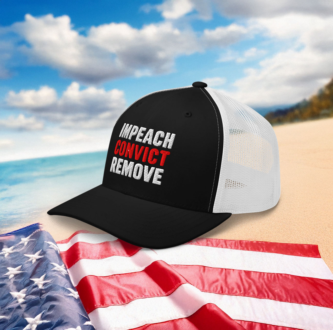Impeach Convict Remove Trucker Hat