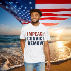 Mens Impeach Convict Remove T-Shirt