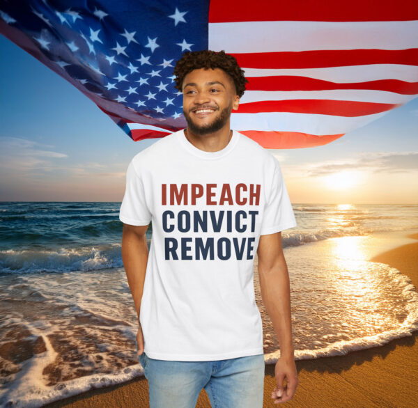 Mens Impeach Convict Remove T-Shirt