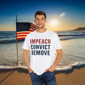 Mens Impeach Convict Remove T-Shirt