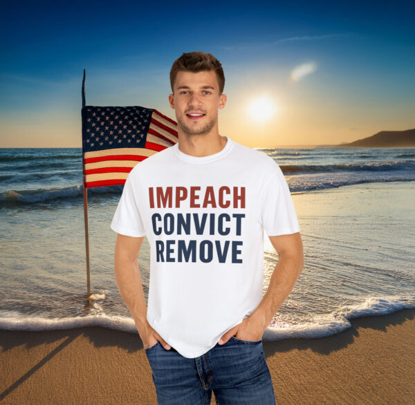 Mens Impeach Convict Remove T-Shirt