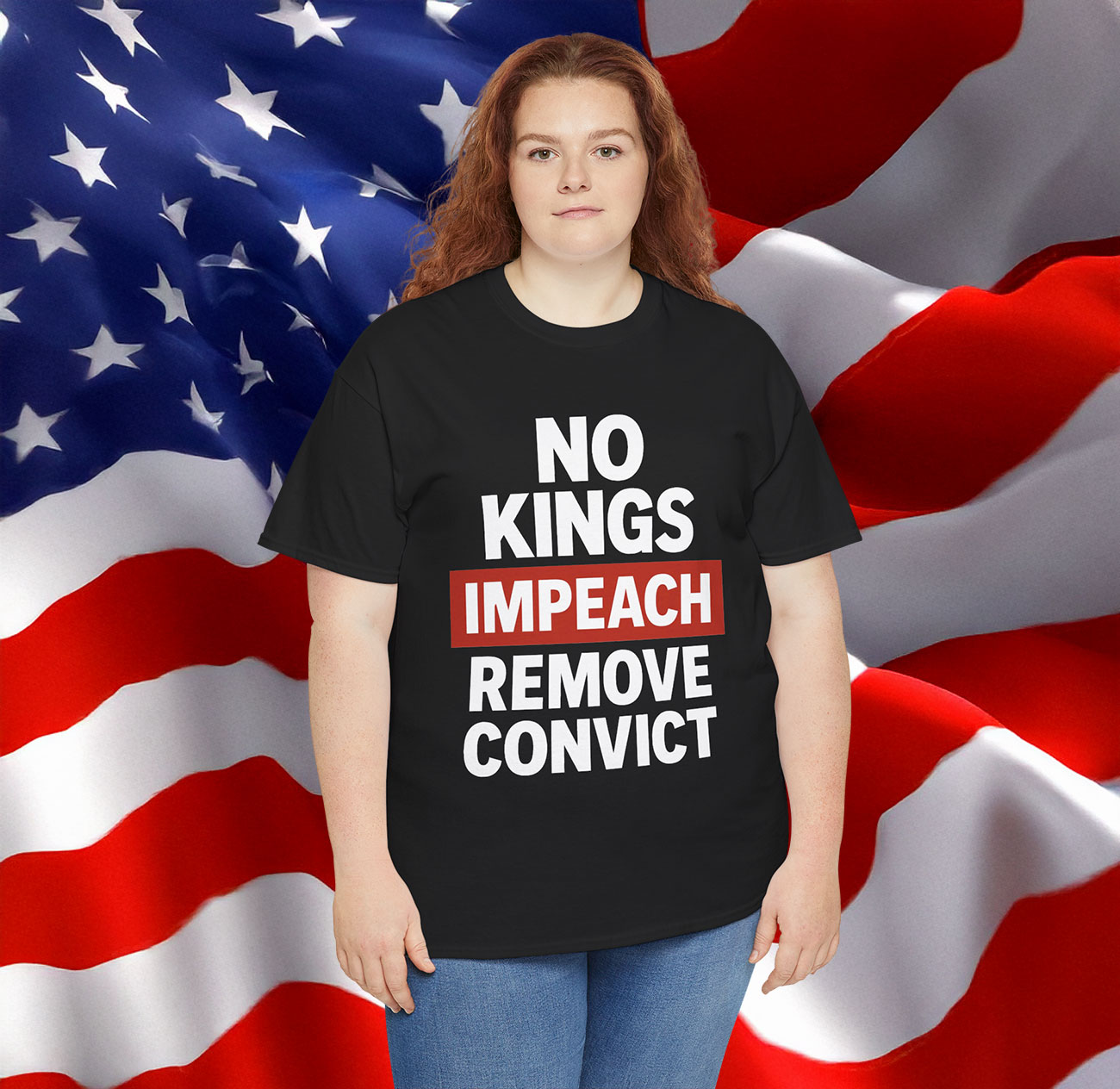 No Kings Impeach Remove Convict Shirt
