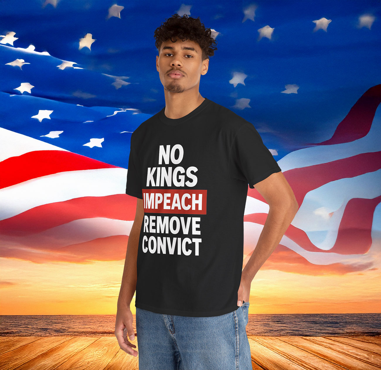 No Kings Impeach Remove Convict Shirt