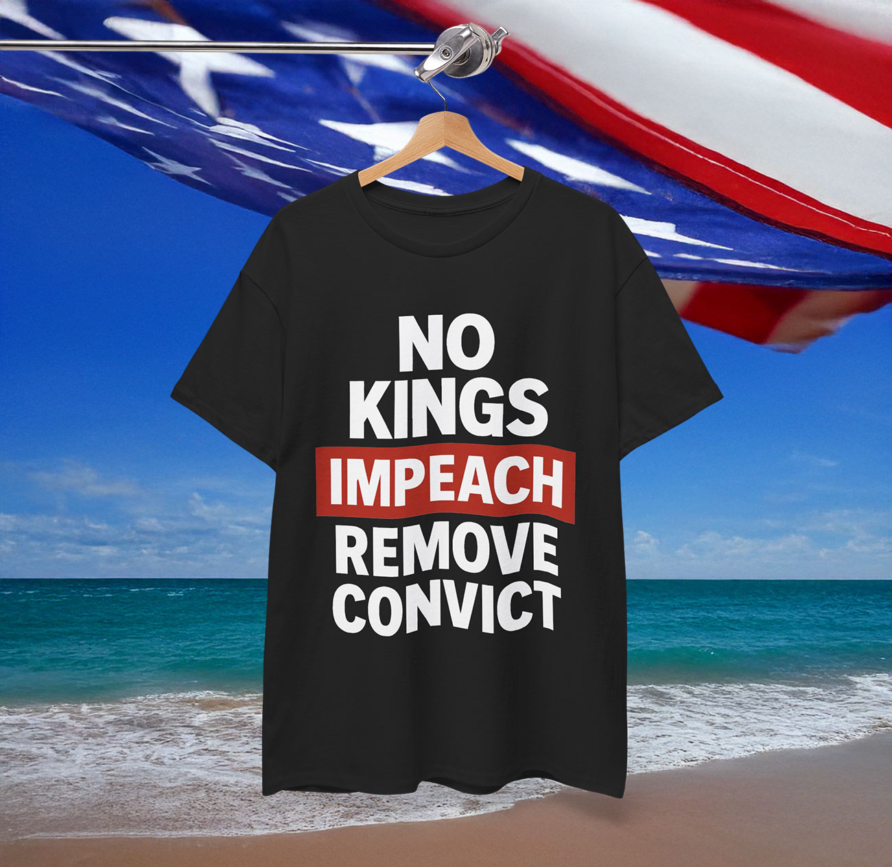 No Kings Impeach Remove Convict Shirt